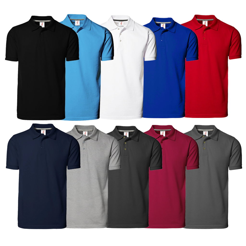 Men’s Casual Polo Shirts Short Sleeve Regular Fit Sizes M-5XL for Sports Wear