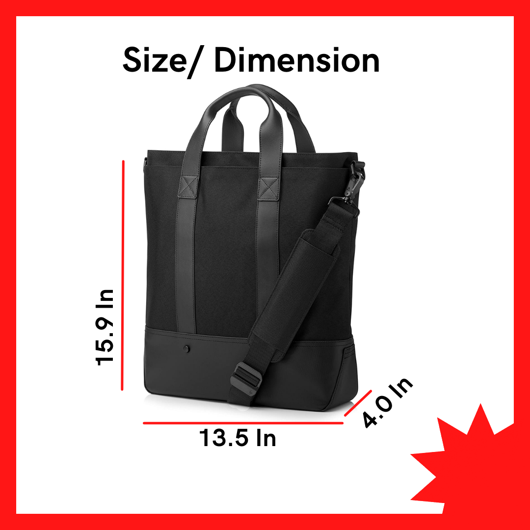 HP ENVY Urban 14 Tote Notebook Case 35.6 cm (14") Laptop Bag Case, Black