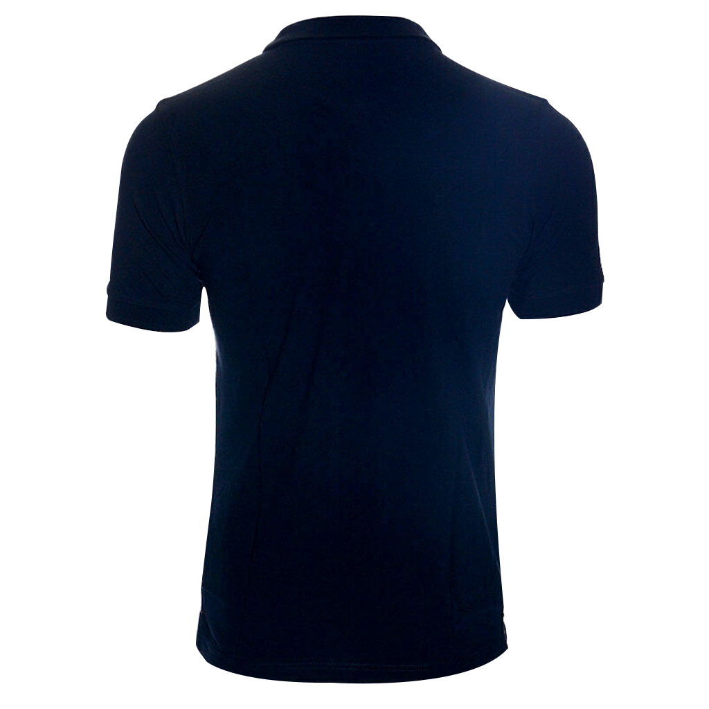 Men’s Casual Polo Shirts Short Sleeve Regular Fit Navy M-4XL for Sports Wear
