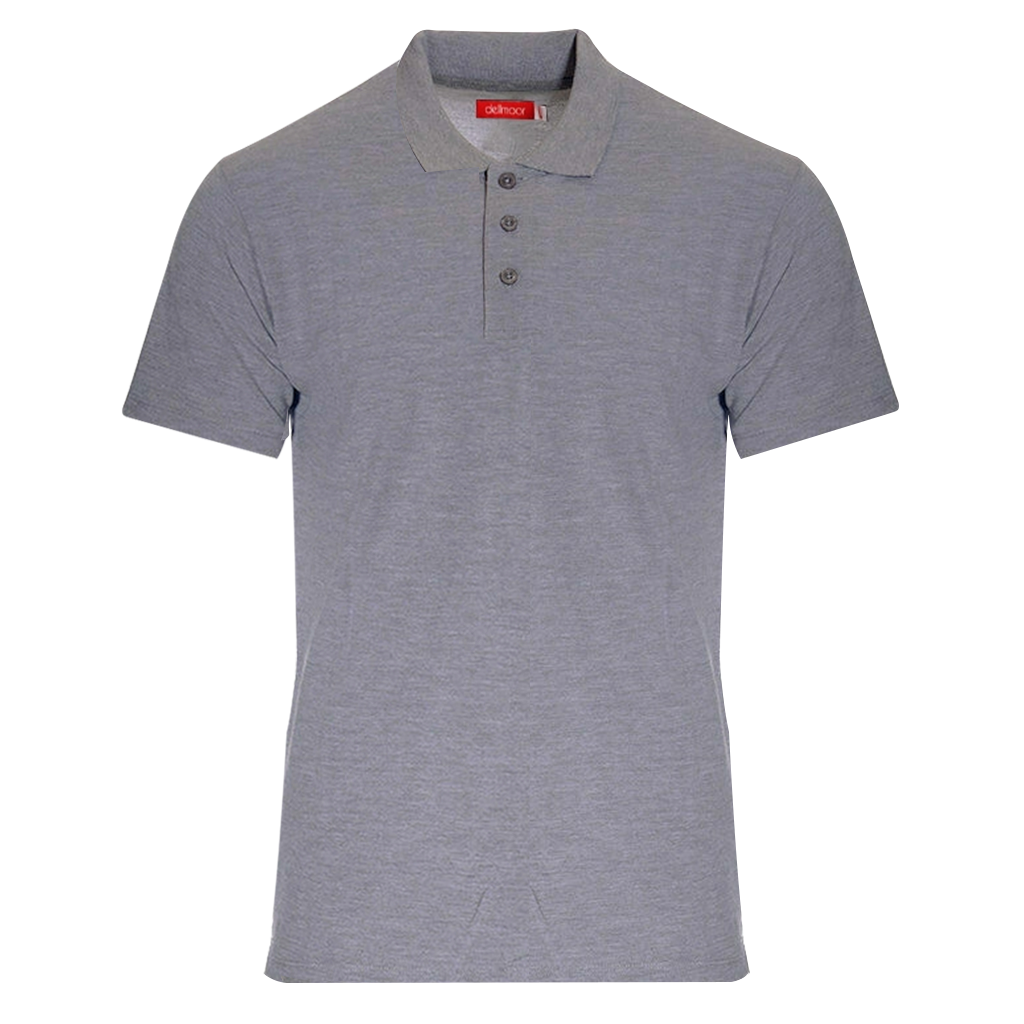 Men’s Casual Polo Shirts Short Sleeve Regular Fit Grey M-4XL for Sports Wear