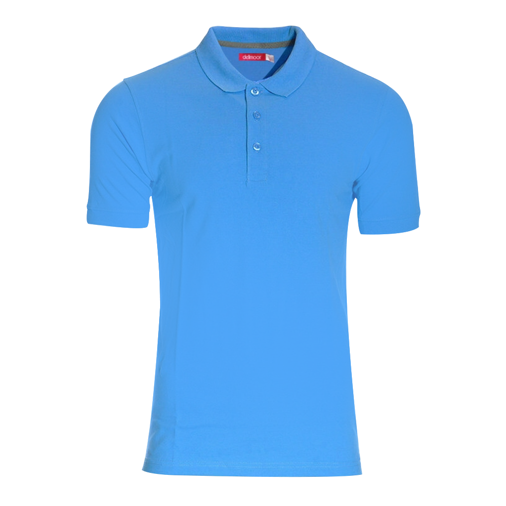 Men’s Casual Polo Shirts Short Sleeve Regular Fit Sky Blue M-4XL for Sports Wear